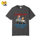 Cleaning Up Four Years of Crap Shirt Funny Political Satire Shirt - HQLOL
