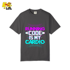 Running Code Is My Cardio Shirt Funny Programmer Neon Shirt - HQLOL