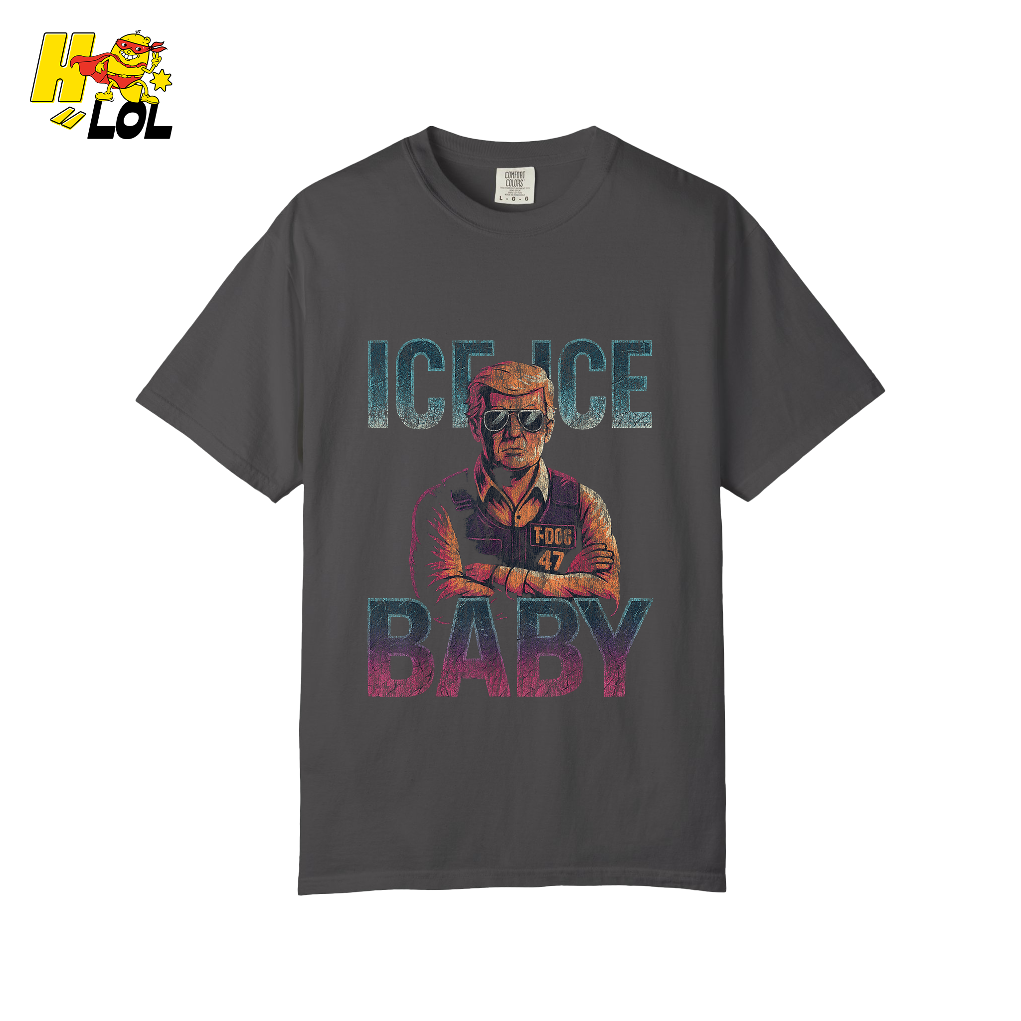 Ice Ice Baby Shirt Funny Meme Graphic Distressed Shirt - HQLOL