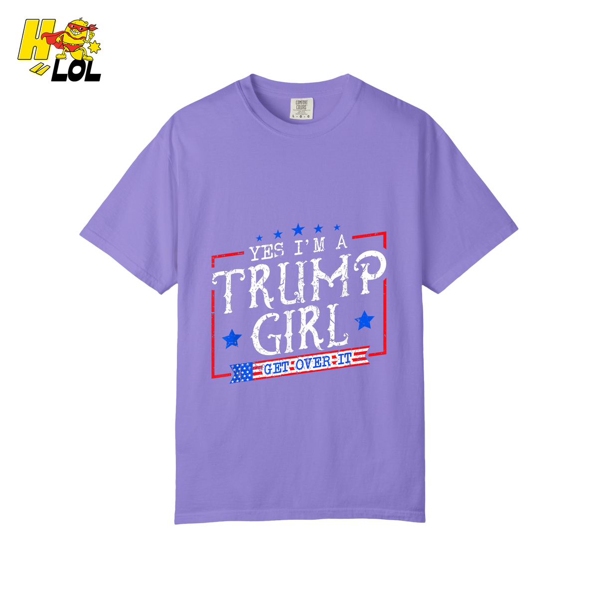 Yes I'm a Trump Girl Shirt Funny Patriotic Conservative Gift- HQLOL