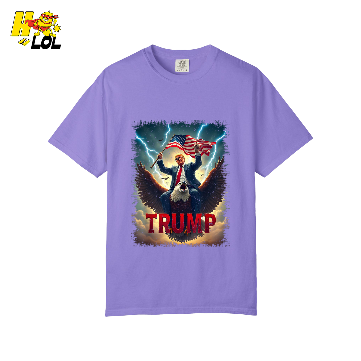 Donald Trump King & Eagle Shirt Patriotic MAGA Gift - HQLOL