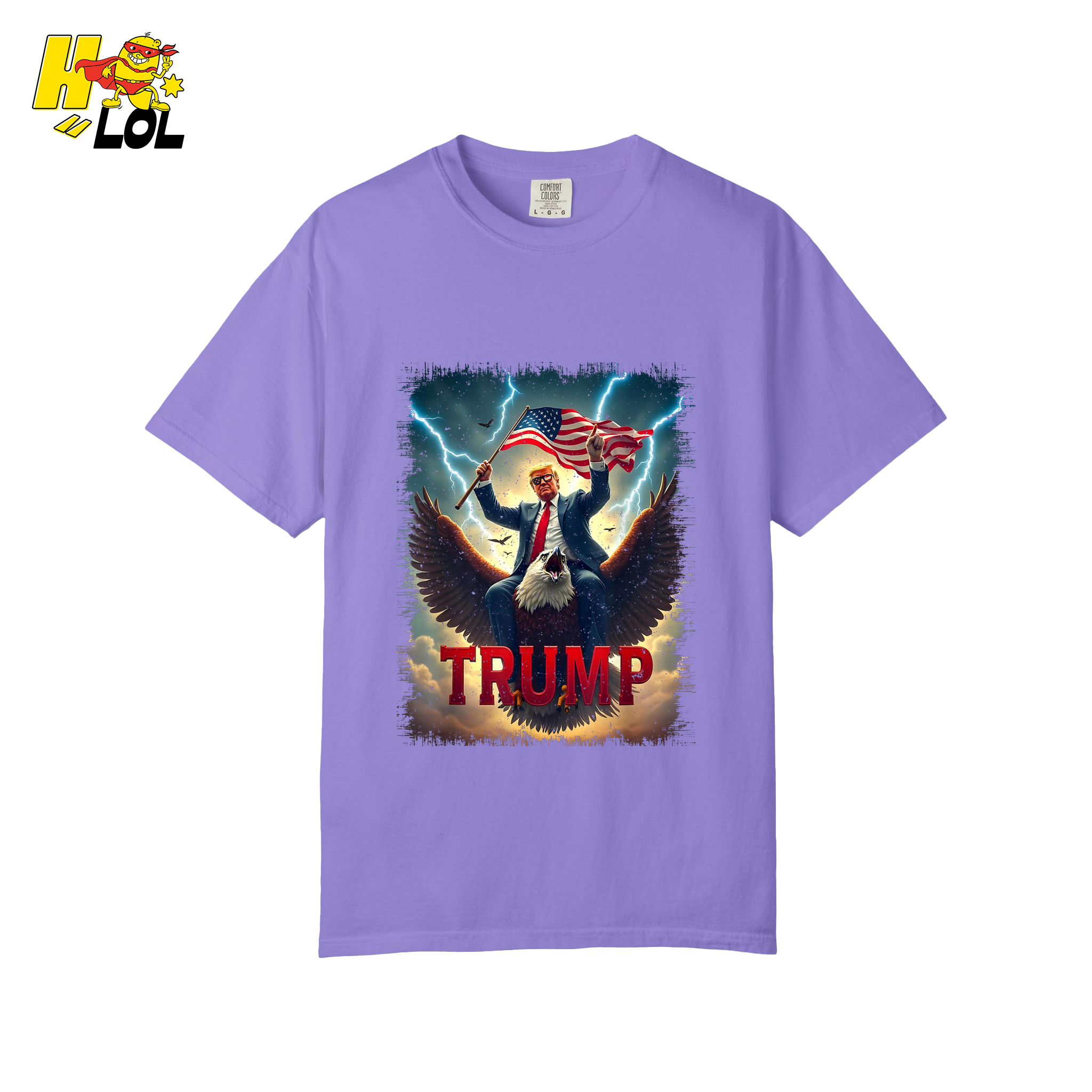 Donald Trump King & Eagle Shirt Patriotic MAGA Gift - HQLOL