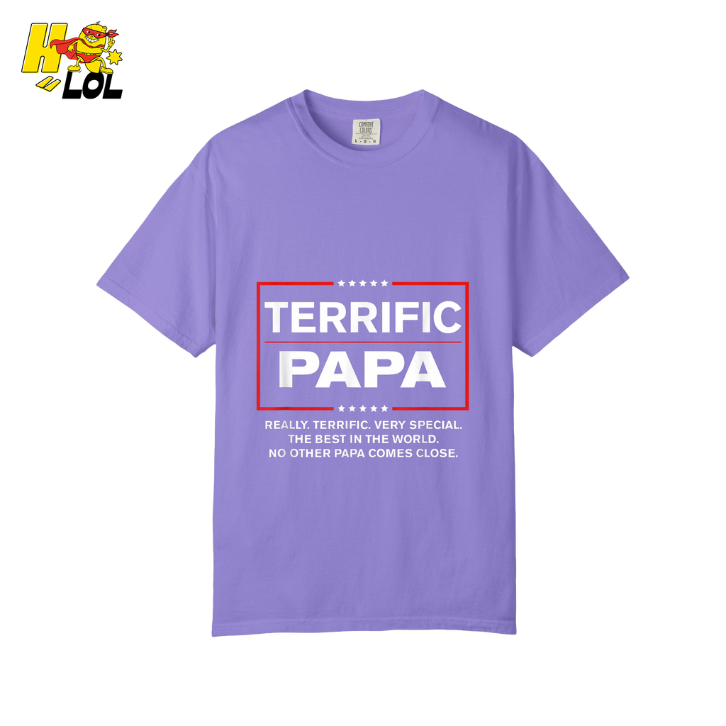 Terrific Papa Trump Style Funny Father's Day Gift Parody Shirt - HQLOL