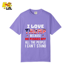 I Love Trump Shirt Funny Patriotic Quote Conservative Shirt - HQLOL