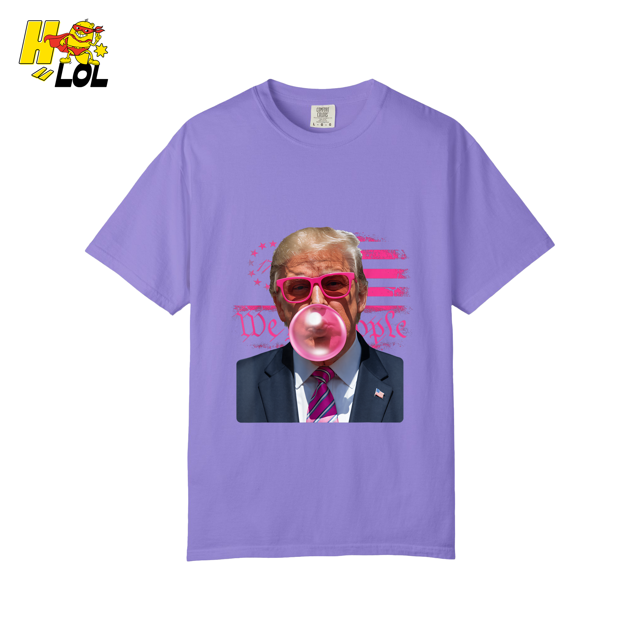Trump Bubblegum Shirt Funny Graphic Shirt - HQLOL