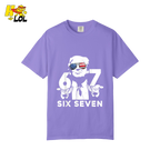 Six Seven Shirt 67 Patriotic Sunglasses Meme Graphic Shirt - HQLOL