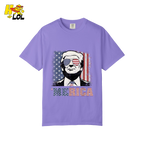 Merica Shirt Patriotic USA Flag Sunglasses Graphic Sweatshirt - HQLOL