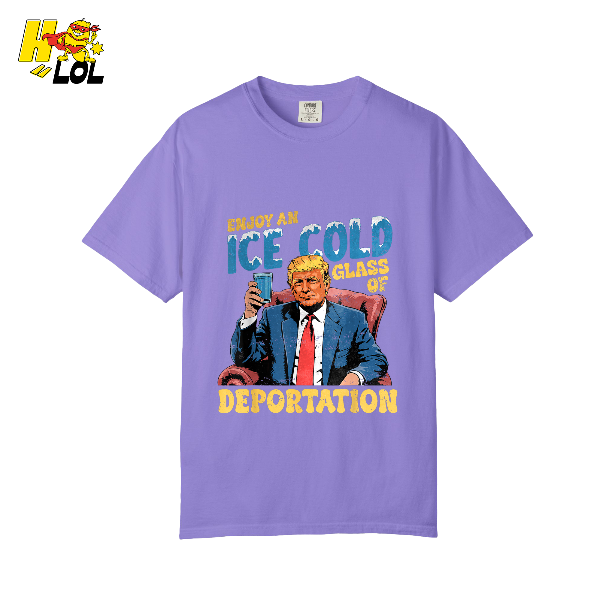 Ice Cold Glass of Deportation Shirt Funny Political Meme Shirt - HQLOL