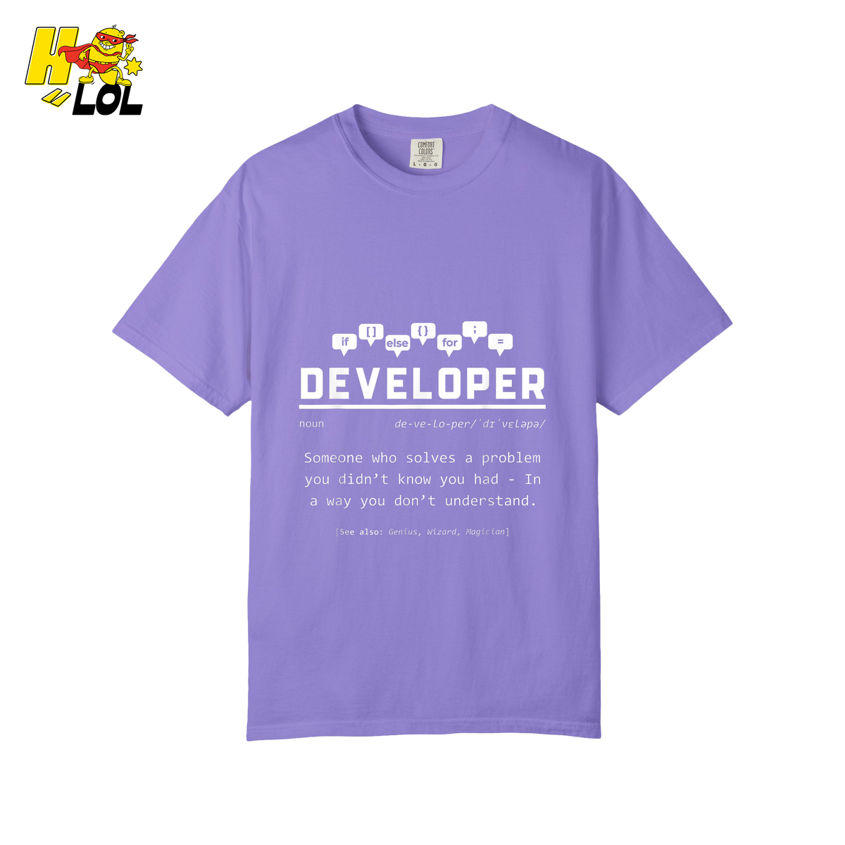 Developer Definition Shirt Funny Programmer Coding Shirt - HQLOL
