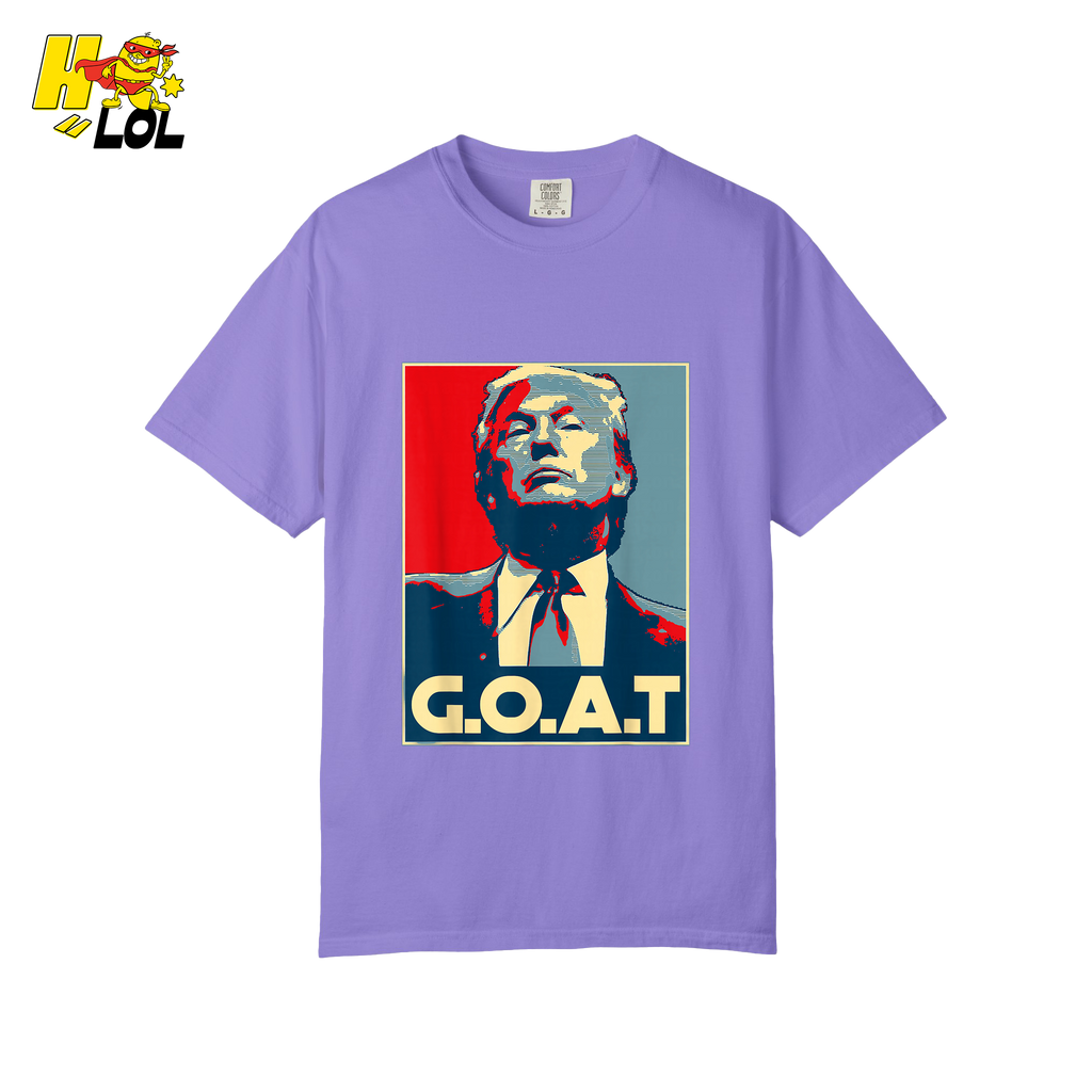 Trump G.O.A.T. Hope Style Iconic Political Tribute Meme Shirt - HQLOL