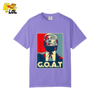 Trump G.O.A.T. Hope Style Iconic Political Tribute Meme Shirt - HQLOL