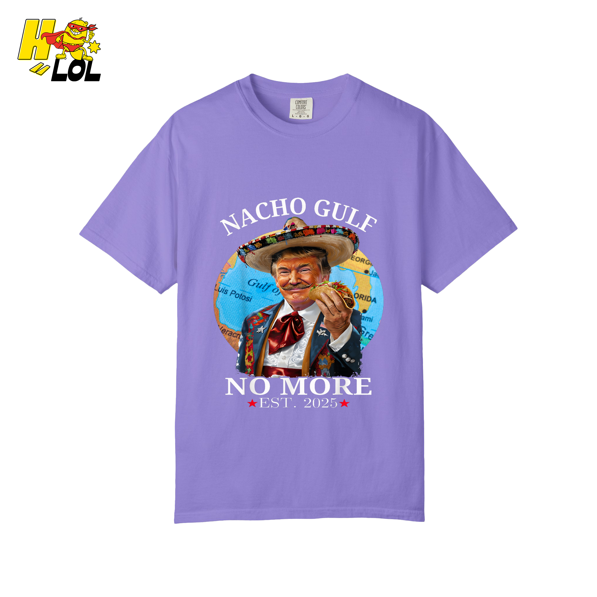 Nacho Gulf No More Shirt Funny Taco Sombrero Graphic Shirt - HQLOL