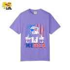 Merica Shirt Funny Patriotic USA Flag Graphic Shirt - HQLOL