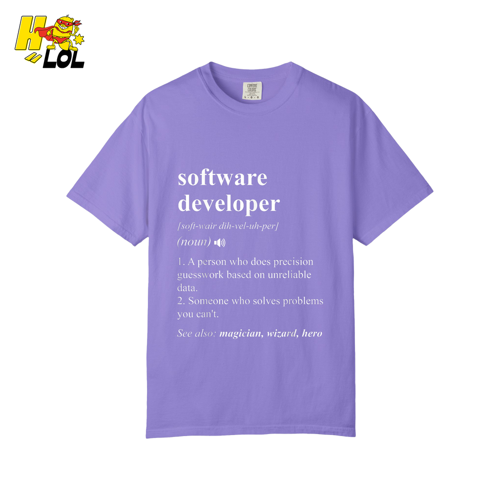 Software Developer Definition Shirt Funny Coding Dictionary Shirt - HQLOL