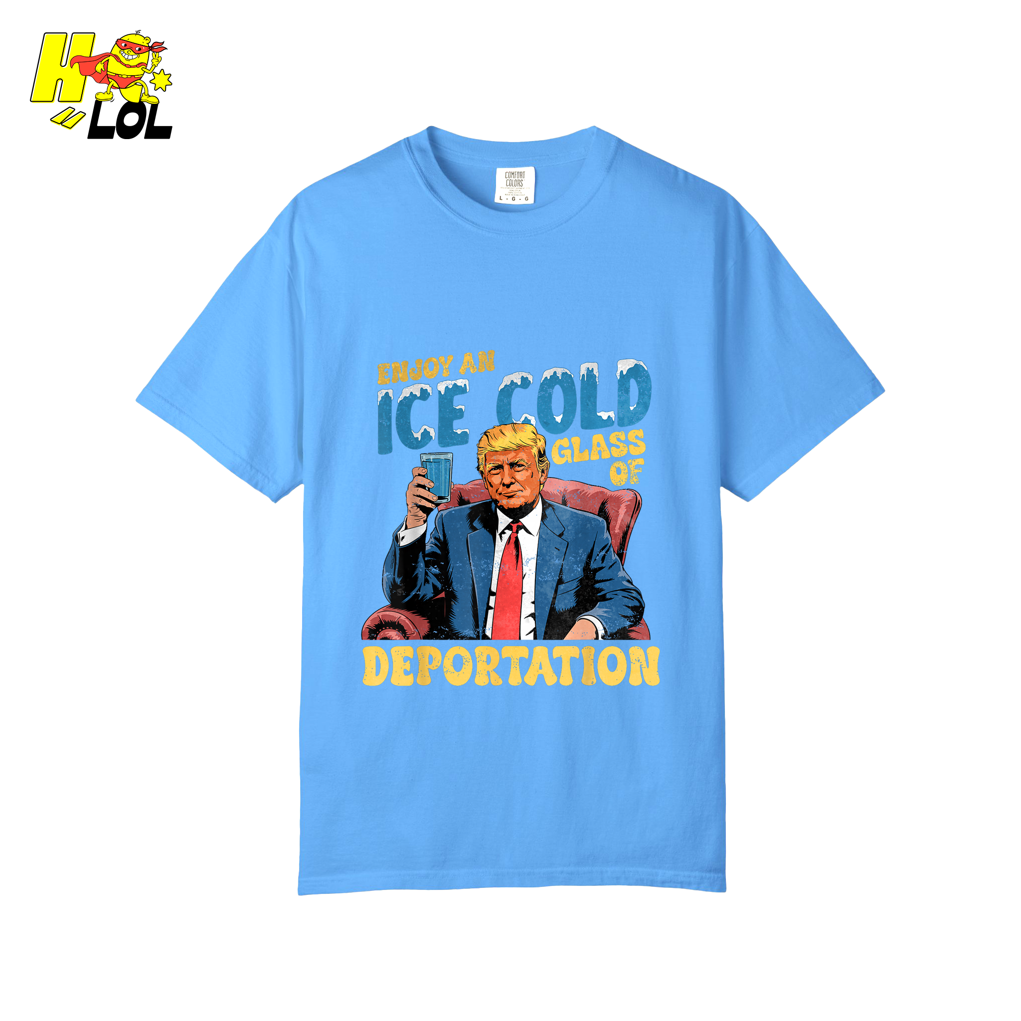 Ice Cold Glass of Deportation Shirt Funny Political Meme Shirt - HQLOL