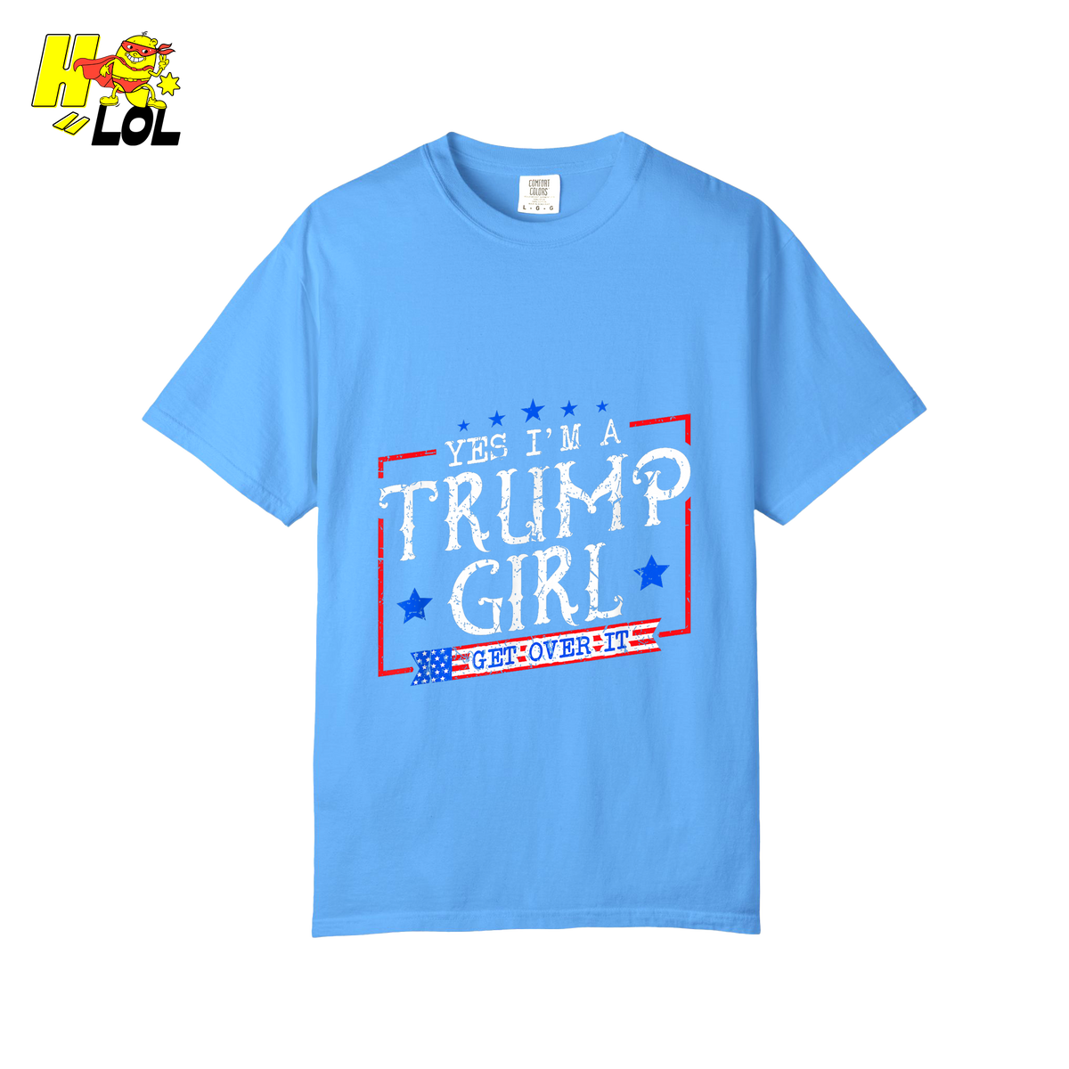 Yes I'm a Trump Girl Shirt Funny Patriotic Conservative Gift- HQLOL