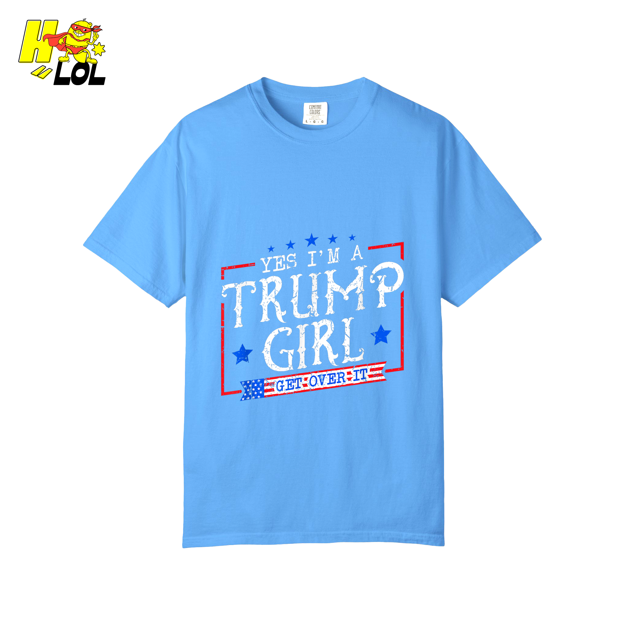 Yes I'm a Trump Girl Shirt Funny Patriotic Conservative Gift- HQLOL