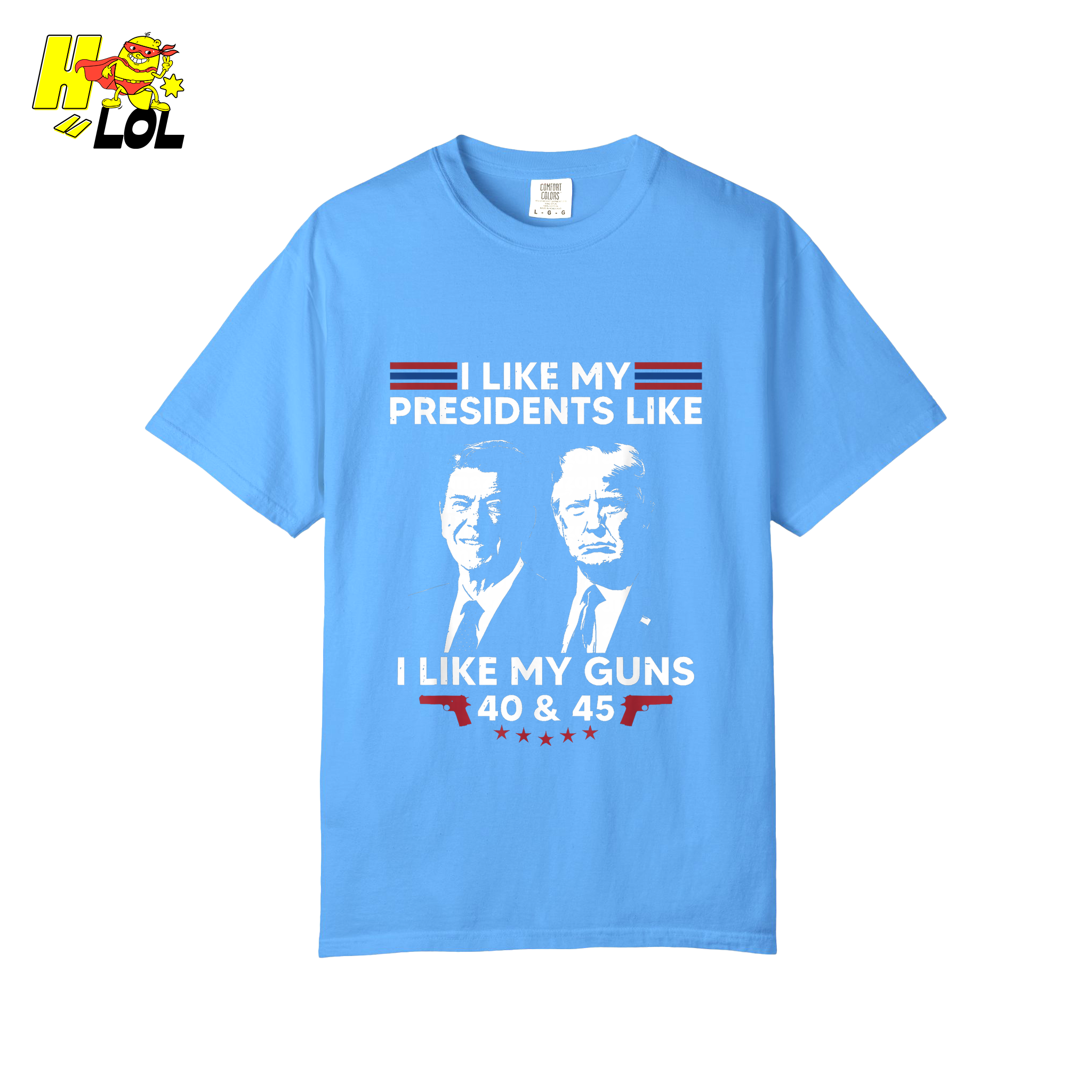 40 45 Presidents Shirt Funny Patriotic Conservative Graphic Shirt - HQLOL