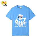 Six Seven Shirt 67 Patriotic Sunglasses Meme Graphic Shirt - HQLOL