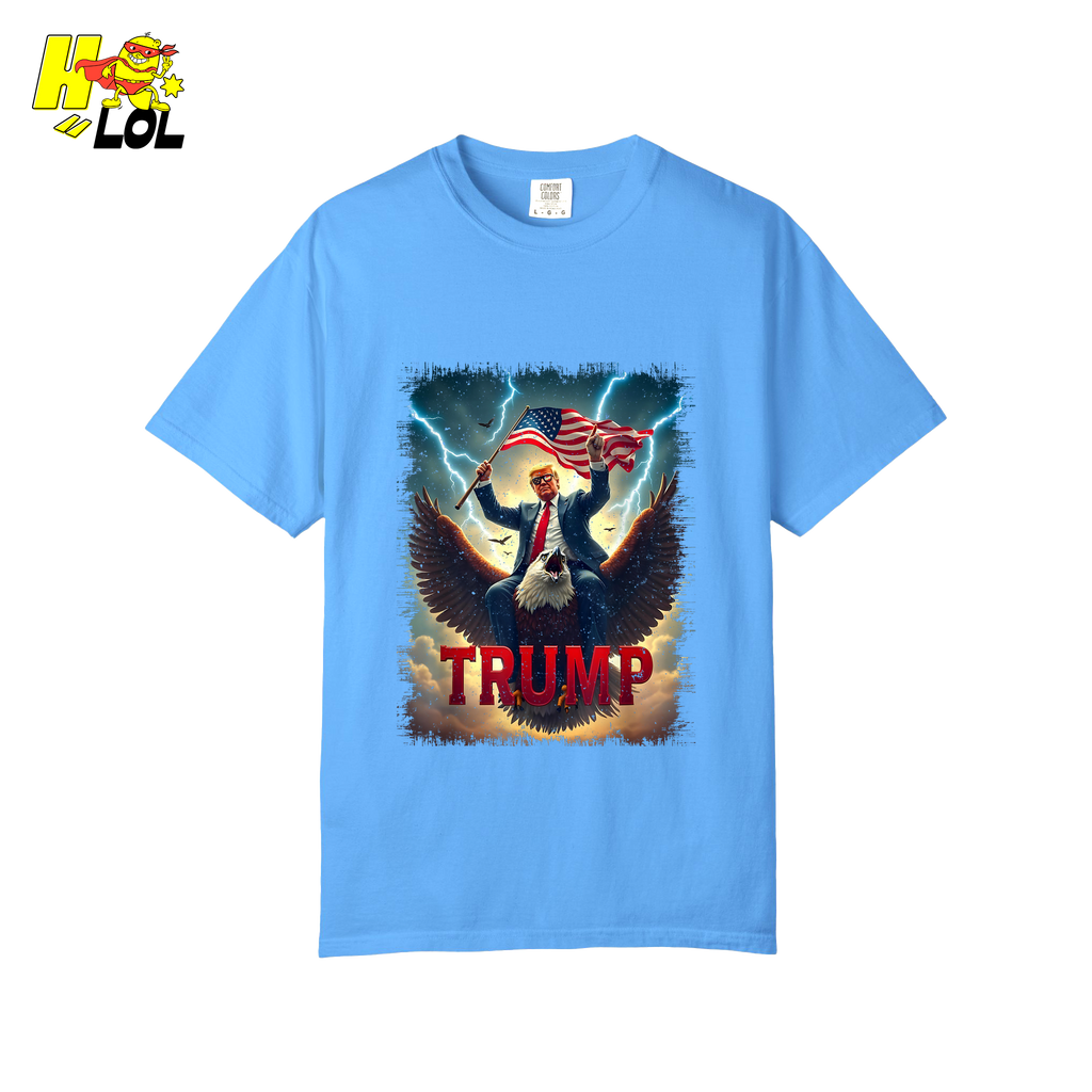 Donald Trump King & Eagle Shirt Patriotic MAGA Gift - HQLOL
