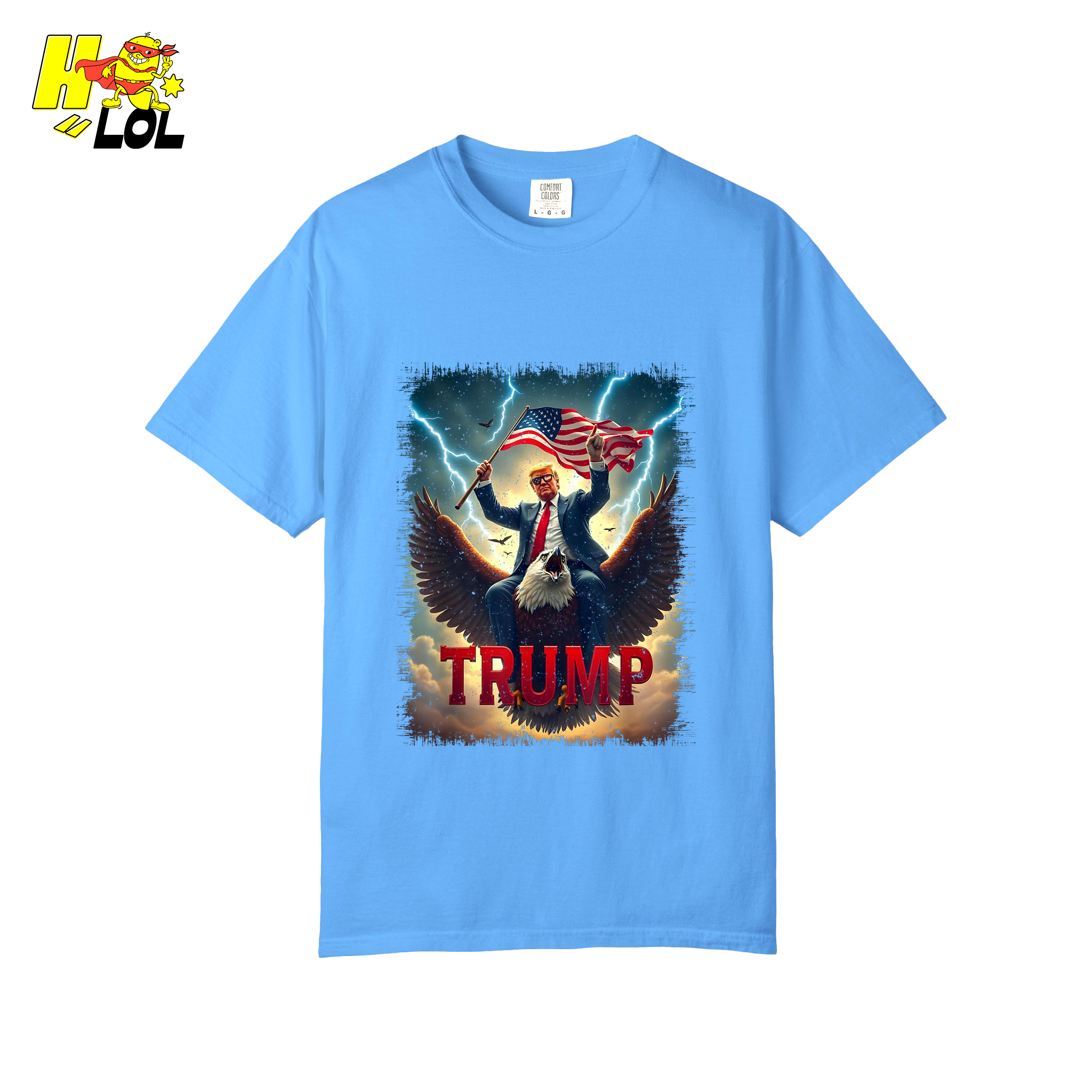 Donald Trump King & Eagle Shirt Patriotic MAGA Gift - HQLOL
