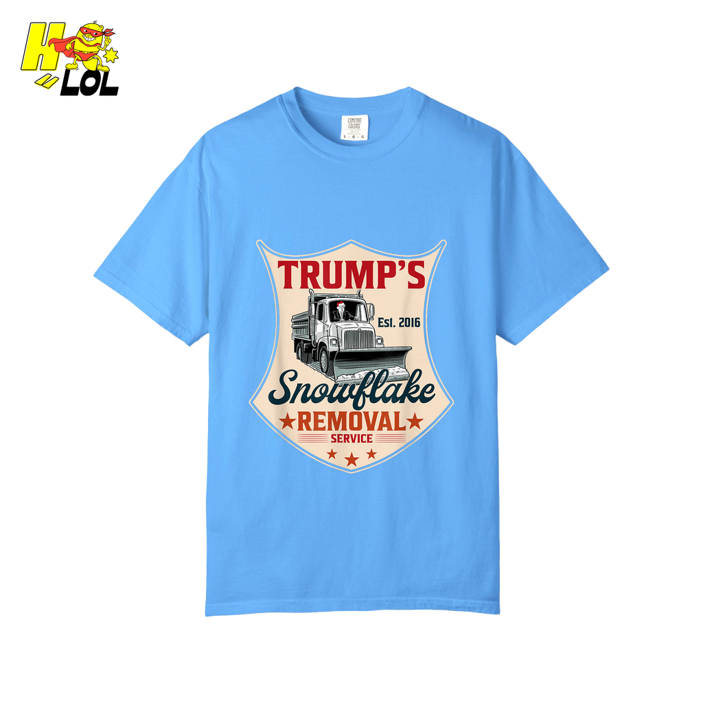 Trump's Snowflake Removal Service Funny Anti-Liberal Satire Shirt - HQLOL