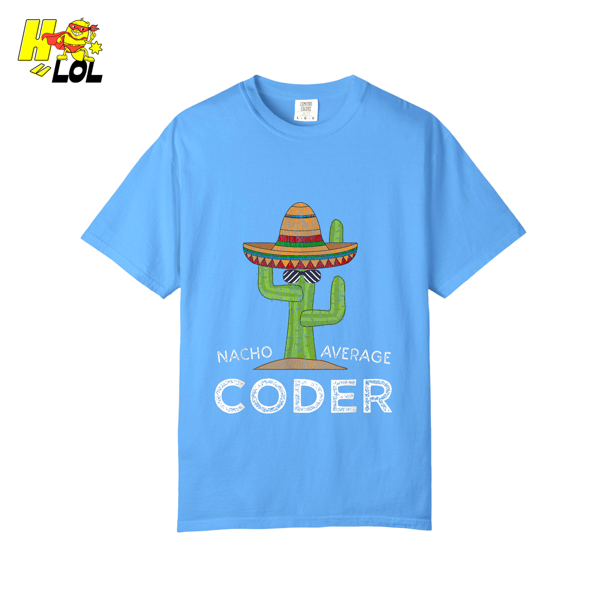 Nacho Average Coder Shirt Funny Programmer Cactus Shirt - HQLOL
