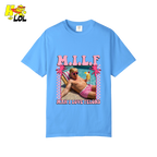 MILF Man I Love Felons Shirt Funny Pink Retro Meme Shirt - HQLOL