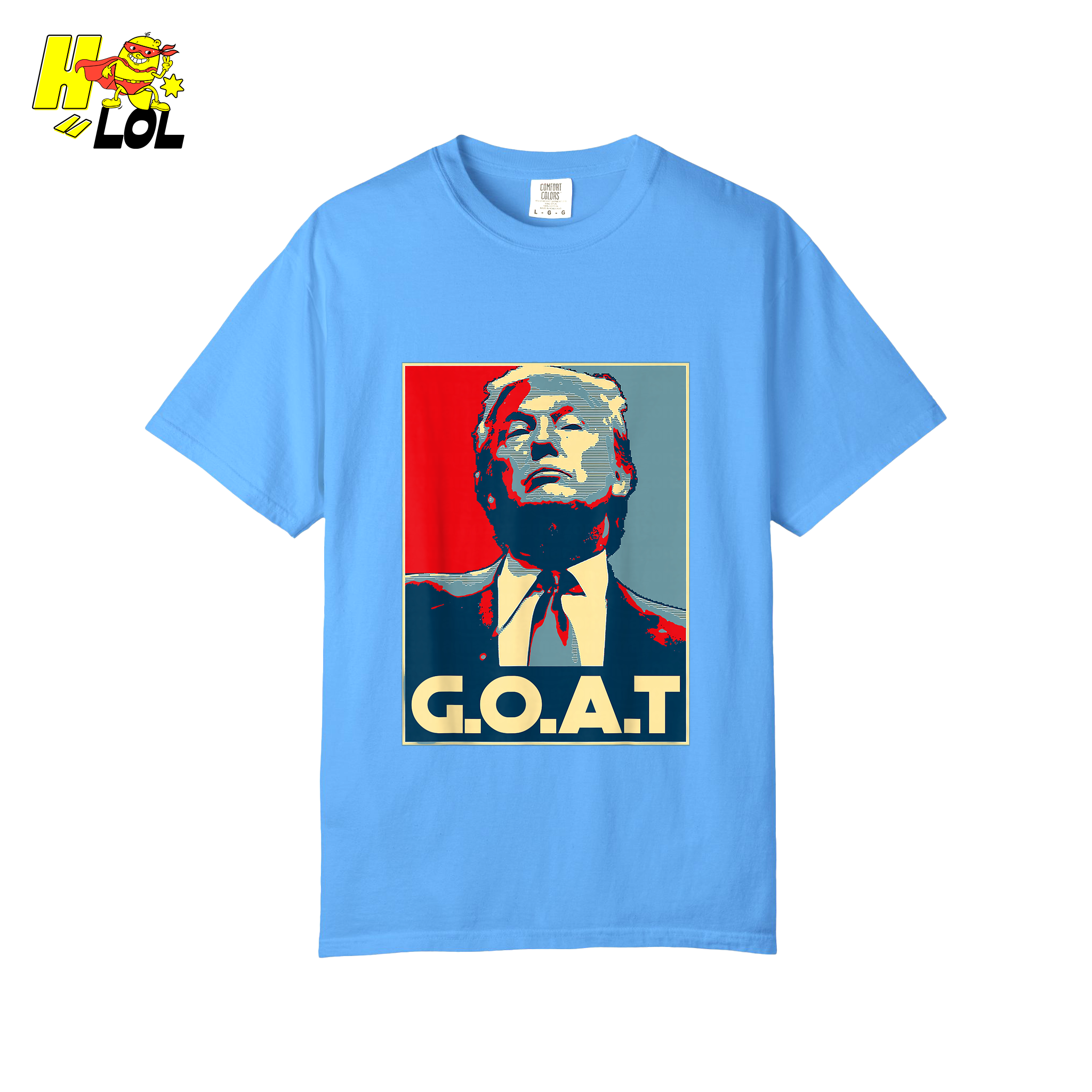 Trump G.O.A.T. Hope Style Iconic Political Tribute Meme Shirt - HQLOL