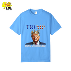 Trump Long Live The King Shirt Crown Patriotic Graphic Shirt - HQLOL