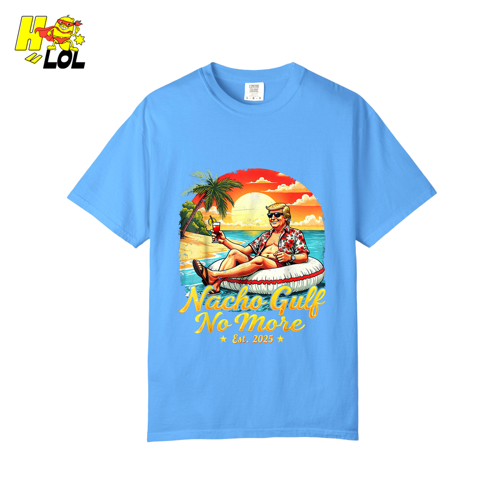 Nacho Gulf No More Shirt Funny Tropical Sunset Beach Graphic - HQLOL