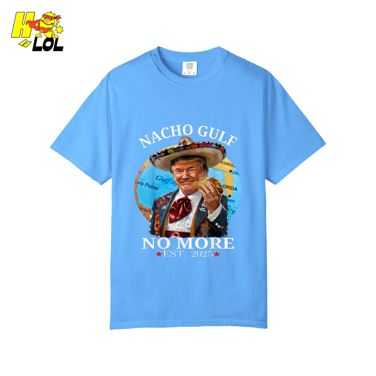 Nacho Gulf No More Shirt Funny Taco Sombrero Graphic Shirt - HQLOL