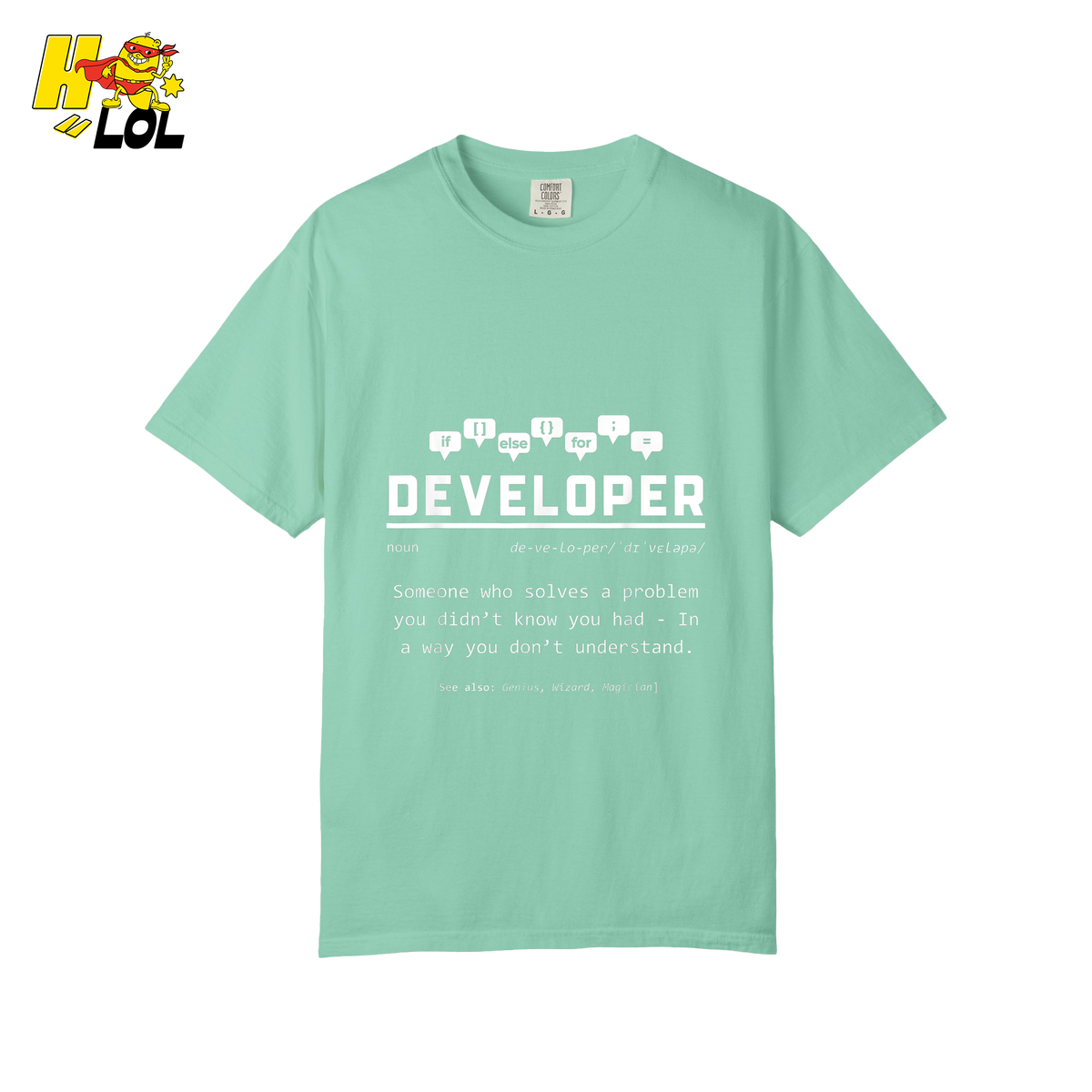 Developer Definition Shirt Funny Programmer Coding Shirt - HQLOL