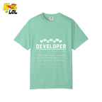 Developer Definition Shirt Funny Programmer Coding Shirt - HQLOL