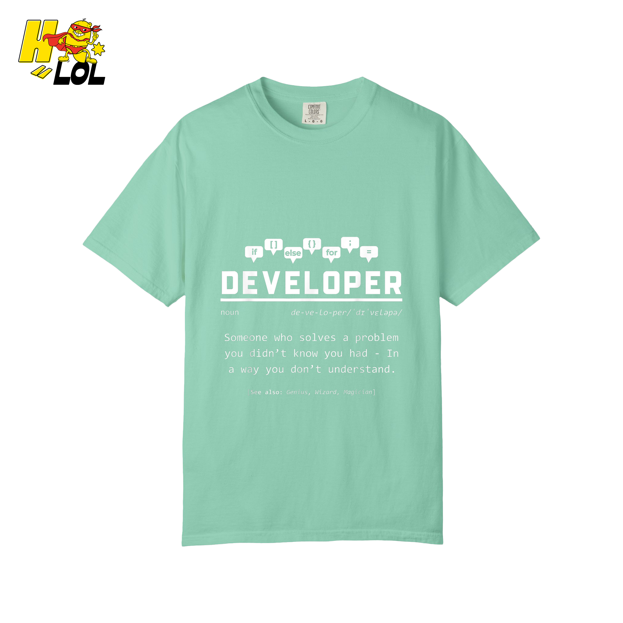 Developer Definition Shirt Funny Programmer Coding Shirt - HQLOL
