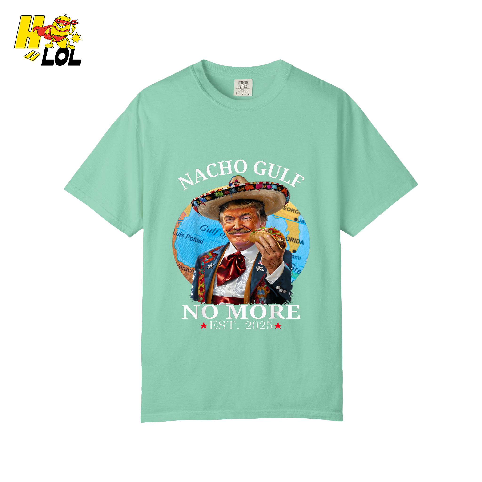 Nacho Gulf No More Shirt Funny Taco Sombrero Graphic Shirt - HQLOL