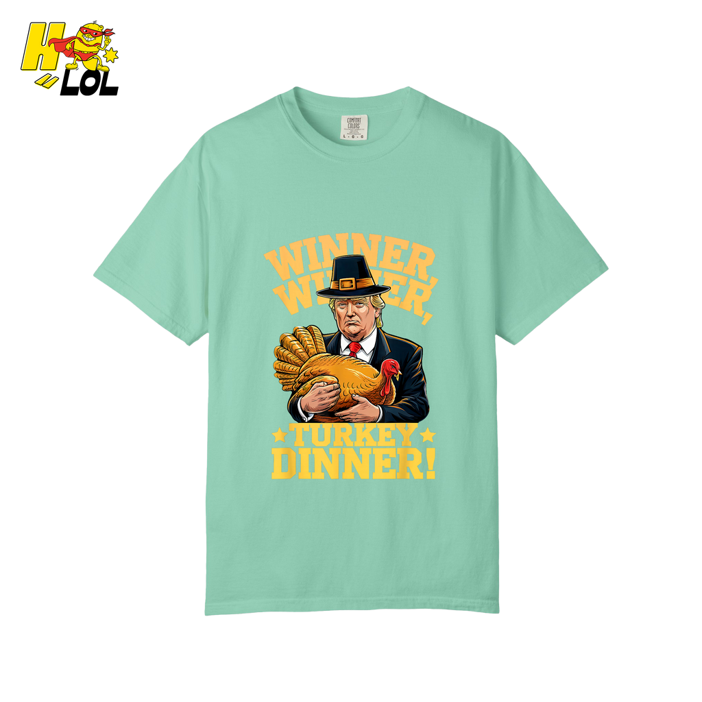 Winner Winner Turkey Dinner Shirt Funny Thanksgiving Shirt - HQLOL