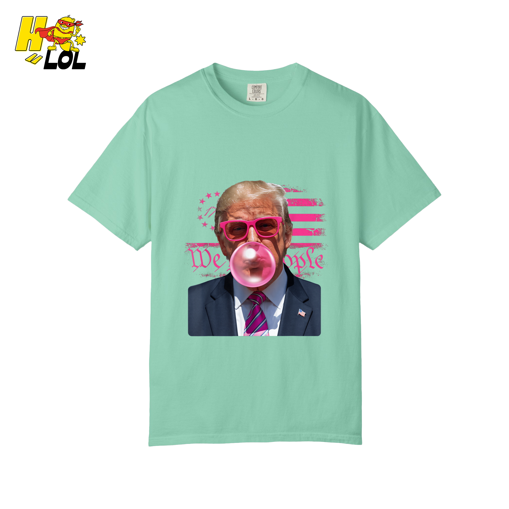 Trump Bubblegum Shirt Funny Graphic Shirt - HQLOL