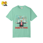 Daddy’s Home Shirt Patriotic Fireworks Political Graphic Shirt - HQLOL