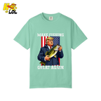 Make Fishing Great Again Shirt Funny Patriotic Bass Fishing Shirt - HQLOL