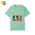 Jesus Is My Savior Trump Is My President Shirt Christian Patriotic - HQLOL