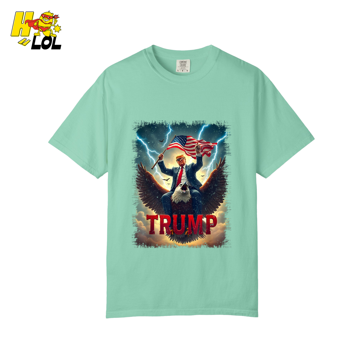 Donald Trump King & Eagle Shirt Patriotic MAGA Gift - HQLOL