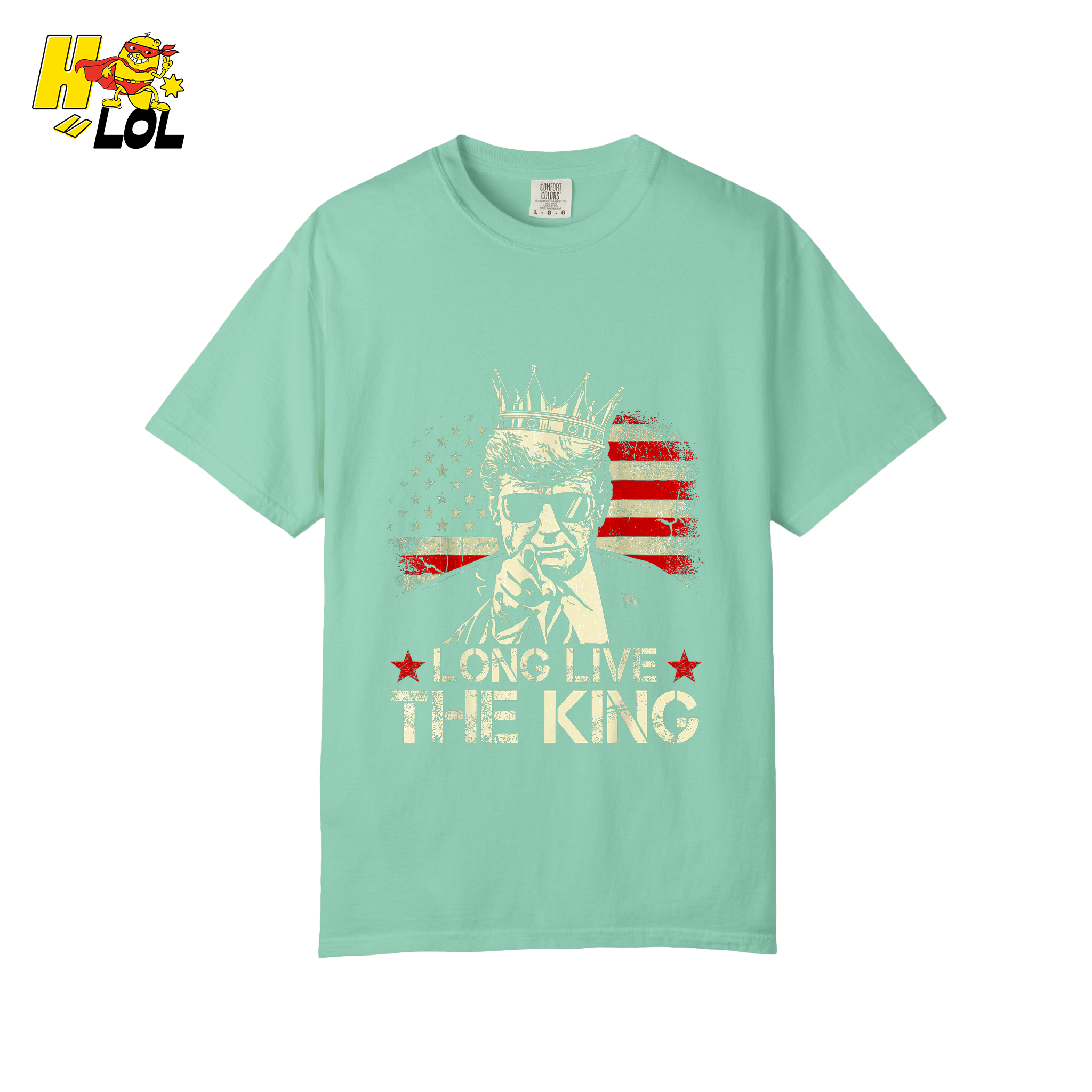 Donald Trump Long Live The King Shirt Patriotic Political Gift - HQLOL
