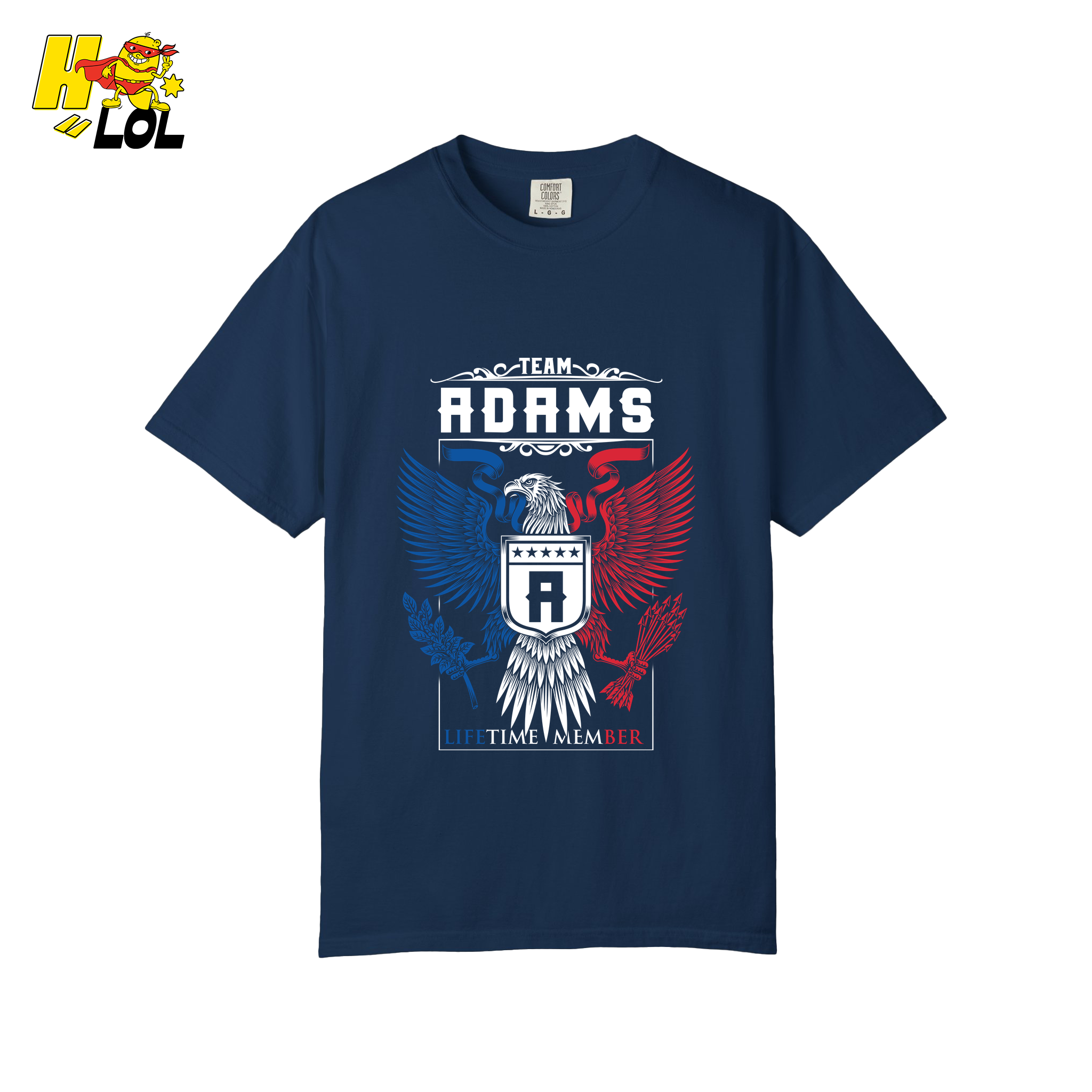 Team Adams Lifetime Member - Family Name - HQ LOL