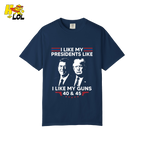 40 45 Presidents Shirt Funny Patriotic Conservative Graphic Shirt - HQLOL