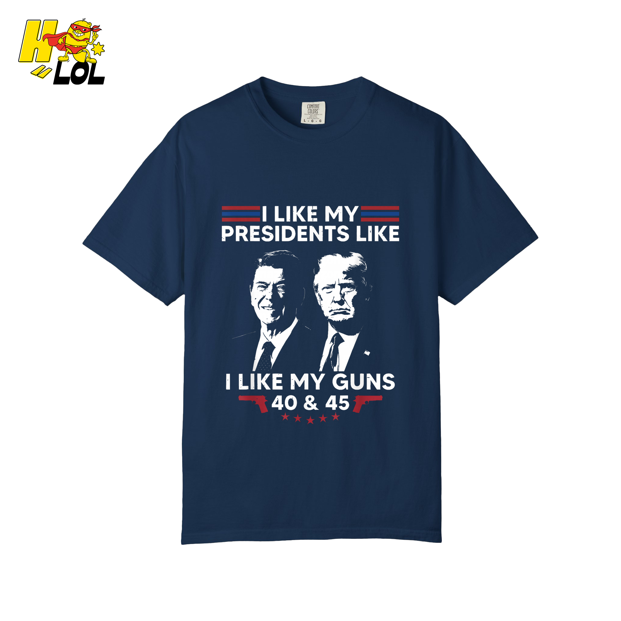 40 45 Presidents Shirt Funny Patriotic Conservative Graphic Shirt - HQLOL