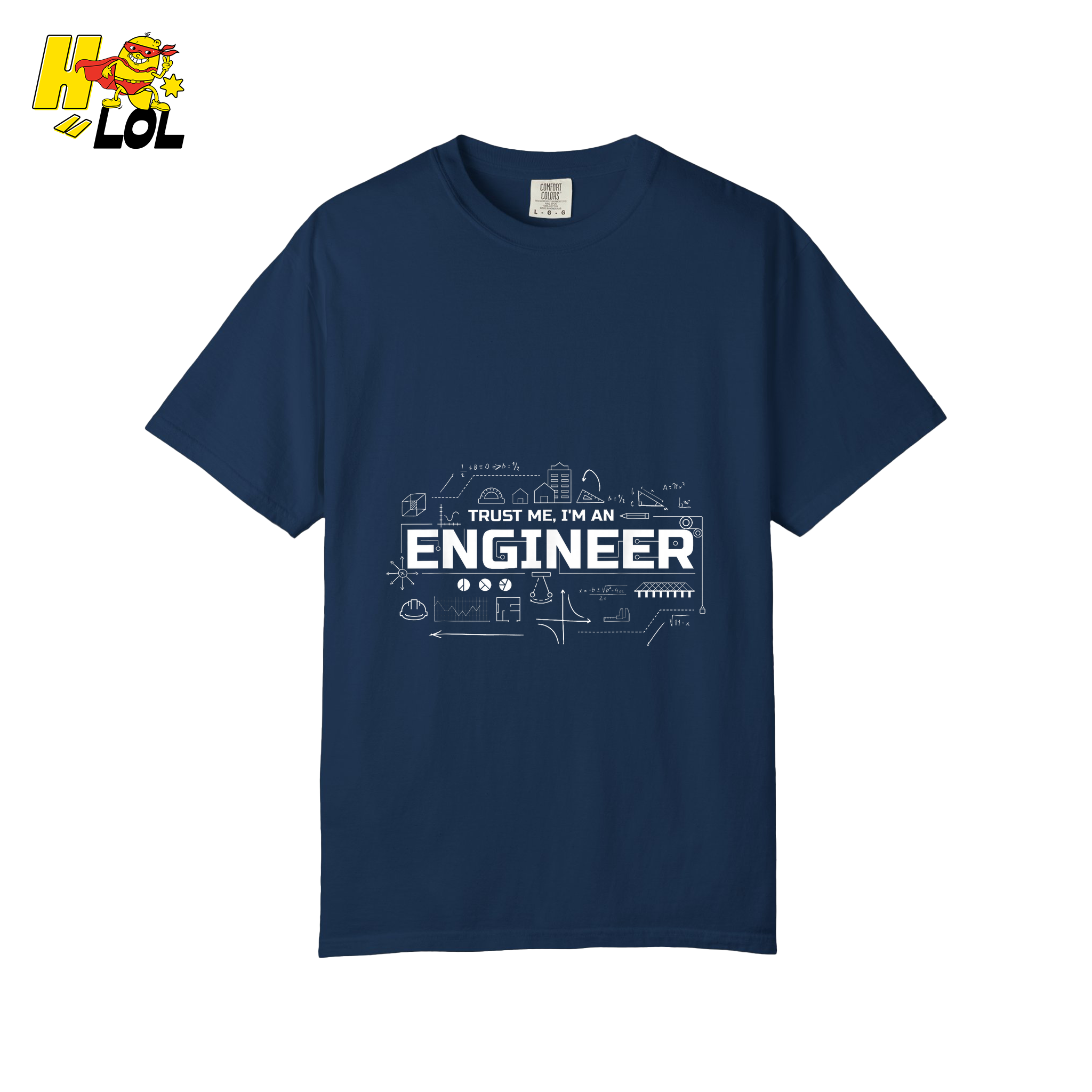 Trust Me I’m an Engineer Shirt Funny Blueprint Engineering Shirt - HQLOL