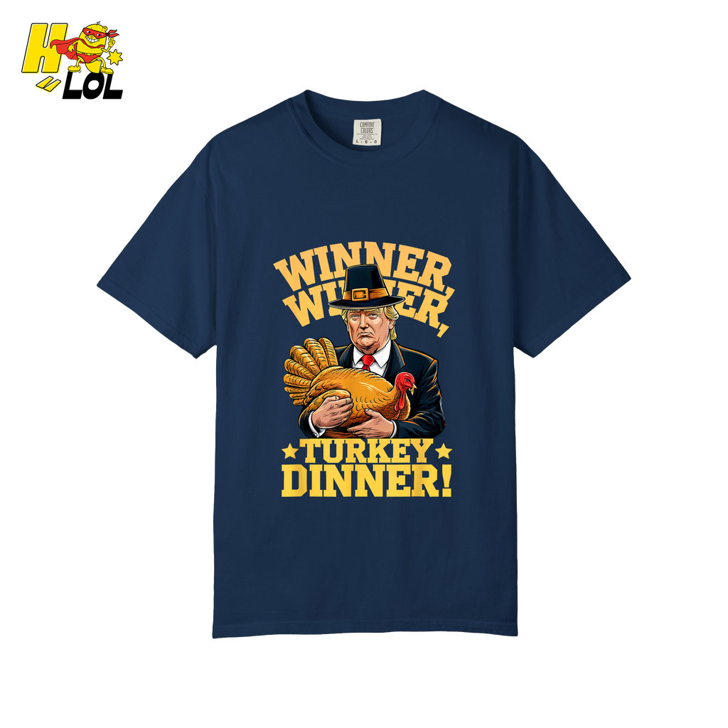 Winner Winner Turkey Dinner Shirt Funny Thanksgiving Shirt - HQLOL