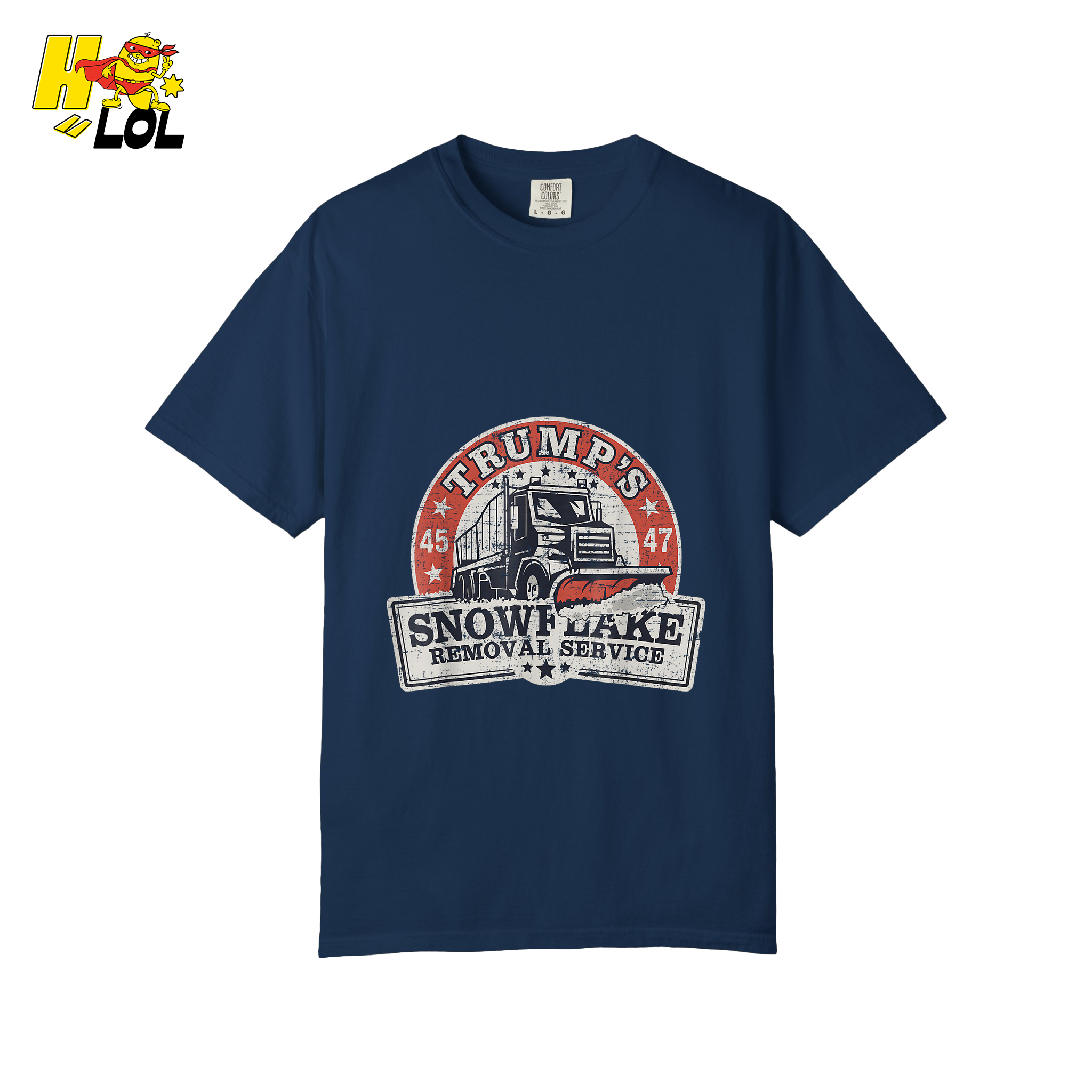 Trump 45/47 Snowflake Removal Service Anti-Liberal Satire Shirt - HQLOL