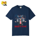 Daddy’s Home Shirt Patriotic Fireworks Political Graphic Shirt - HQLOL